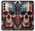 S4015 Skull American Flag Case Cover Custodia per Samsung Galaxy A25 5G