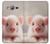 S3979 Cute Baby Pig Case Cover Custodia per Samsung Galaxy J3 (2016)