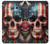 S4015 Skull American Flag Case Cover Custodia per Samsung Galaxy J3 (2016)