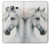 S4025 White Horse Painting Case Cover Custodia per Samsung Galaxy J3 (2016)