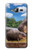 S4031 Baby Hippo Hippopotamus Family Case Cover Custodia per Samsung Galaxy J3 (2016)