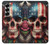 S4015 Skull American Flag Case Cover Custodia per Samsung Galaxy Z Fold 6