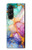 S4001 Multicolored Abstract Lilac Emerald Case Cover Custodia per Samsung Galaxy Z Fold 5