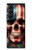 S4015 Skull American Flag Case Cover Custodia per Samsung Galaxy Z Fold 5