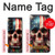 S4015 Skull American Flag Case Cover Custodia per Samsung Galaxy Z Fold 5