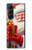 S4029 Xmas Smiling Santa Claus Gift Box Case Cover Custodia per Samsung Galaxy Z Fold 5