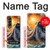 S4003 Oil Color Painting Giant Octopus Case Cover Custodia per Samsung Galaxy Z Fold 4