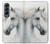 S4025 White Horse Painting Case Cover Custodia per Samsung Galaxy Z Fold 4
