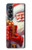 S4029 Xmas Smiling Santa Claus Gift Box Case Cover Custodia per Samsung Galaxy Z Fold 4