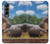 S4031 Baby Hippo Hippopotamus Family Case Cover Custodia per Samsung Galaxy Z Fold 4