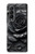 S3969 Black Rose Hard Brush Stroke Case Cover Custodia per Samsung Galaxy Z Fold 3 5G