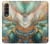 S3993 Green Marble Gold Veins Case Cover Custodia per Samsung Galaxy Z Fold 3 5G