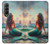 S4006 Oil Painting Mermaid Case Cover Custodia per Samsung Galaxy Z Fold 3 5G