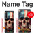S4015 Skull American Flag Case Cover Custodia per Samsung Galaxy Z Fold 3 5G