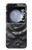 S3969 Black Rose Hard Brush Stroke Case Cover Custodia per Samsung Galaxy Z Flip 5