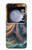S4003 Oil Color Painting Giant Octopus Case Cover Custodia per Samsung Galaxy Z Flip 5