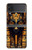 S3992 Gold Black Anubis Case Cover Custodia per Samsung Galaxy Z Flip 4
