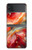 S4012 Red Marble Gold Veins Case Cover Custodia per Samsung Galaxy Z Flip 4