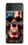 S4015 Skull American Flag Case Cover Custodia per Samsung Galaxy Z Flip 4