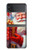S4029 Xmas Smiling Santa Claus Gift Box Case Cover Custodia per Samsung Galaxy Z Flip 4