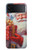 S4029 Xmas Smiling Santa Claus Gift Box Case Cover Custodia per Samsung Galaxy Z Flip 4
