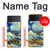 S4005 Oil Color Painting Great Waves Case Cover Custodia per Samsung Galaxy Z Flip 3 5G