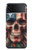 S4015 Skull American Flag Case Cover Custodia per Samsung Galaxy Z Flip 3 5G