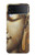 S4022 Vintage Buddha Face Golden Style Case Cover Custodia per Samsung Galaxy Z Flip 3 5G