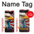 S3967 Bald Eagle American Flag Case Cover Custodia per Samsung Galaxy Z Flip 5G