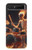 S3985 Fire Skull Drummer Case Cover Custodia per Samsung Galaxy Z Flip 5G