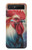 S3987 French Rooster Case Cover Custodia per Samsung Galaxy Z Flip 5G