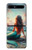 S4006 Oil Painting Mermaid Case Cover Custodia per Samsung Galaxy Z Flip 5G