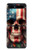 S4015 Skull American Flag Case Cover Custodia per Samsung Galaxy Z Flip 5G