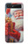 S4029 Xmas Smiling Santa Claus Gift Box Case Cover Custodia per Samsung Galaxy Z Flip 5G