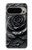 S3969 Black Rose Hard Brush Stroke Case Cover Custodia per Google Pixel 9 Pro