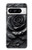 S3969 Black Rose Hard Brush Stroke Case Cover Custodia per Google Pixel 8 pro