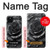 S3969 Black Rose Hard Brush Stroke Case Cover Custodia per Google Pixel 5