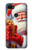 S4029 Xmas Smiling Santa Claus Gift Box Case Cover Custodia per Google Pixel 3a XL