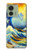 S4005 Oil Color Painting Great Waves Case Cover Custodia per Motorola Edge (2023), Edge 40