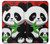 S3929 Cute Panda Eating Bamboo Case Cover Custodia per Samsung Galaxy XCover7 Pro