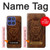 S2529 Leo Zodiac Tattoo Brown Graphic Print Case Cover Custodia per Motorola Moto G Stylus 5G (2025), Edge 60 Stylus