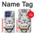 S2553 White Tiger Case Cover Custodia per Motorola Moto G Stylus 5G (2025), Edge 60 Stylus