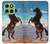 S0934 Wild Black Horse Case Cover Custodia per Motorola Edge 60