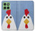 S3254 Chicken Cartoon Case Cover Custodia per Motorola Edge 60