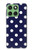 S3533 Blue Polka Dot Case Cover Custodia per Motorola Edge 60