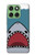 S3825 Cartoon Shark Sea Diving Case Cover Custodia per Motorola Edge 60