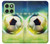 S3844 Glowing Football Soccer Ball Case Cover Custodia per Motorola Edge 60