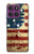 S2349 Old American Flag Case Cover Custodia per Motorola Edge 60 Pro