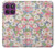 S3688 Floral Flower Art Pattern Case Cover Custodia per Motorola Edge 60 Pro