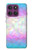 S3747 Trans Flag Polygon Case Cover Custodia per Motorola Edge 60 Pro